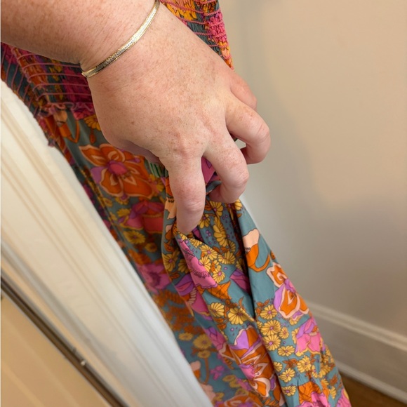 Floral 70s Jumpsuit - Picture 3 of 4